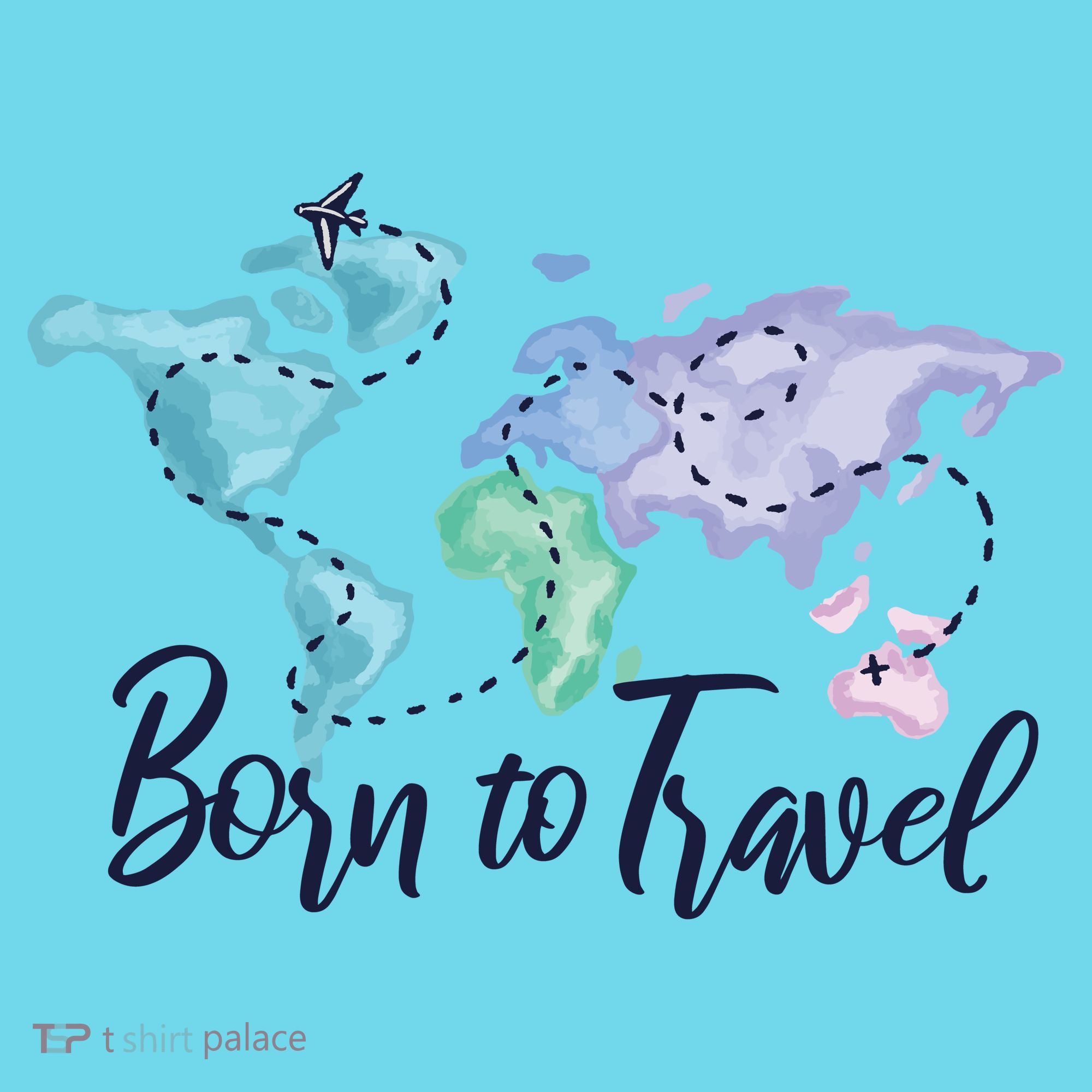 Born To Travel Kids Long Sleeve Shirt