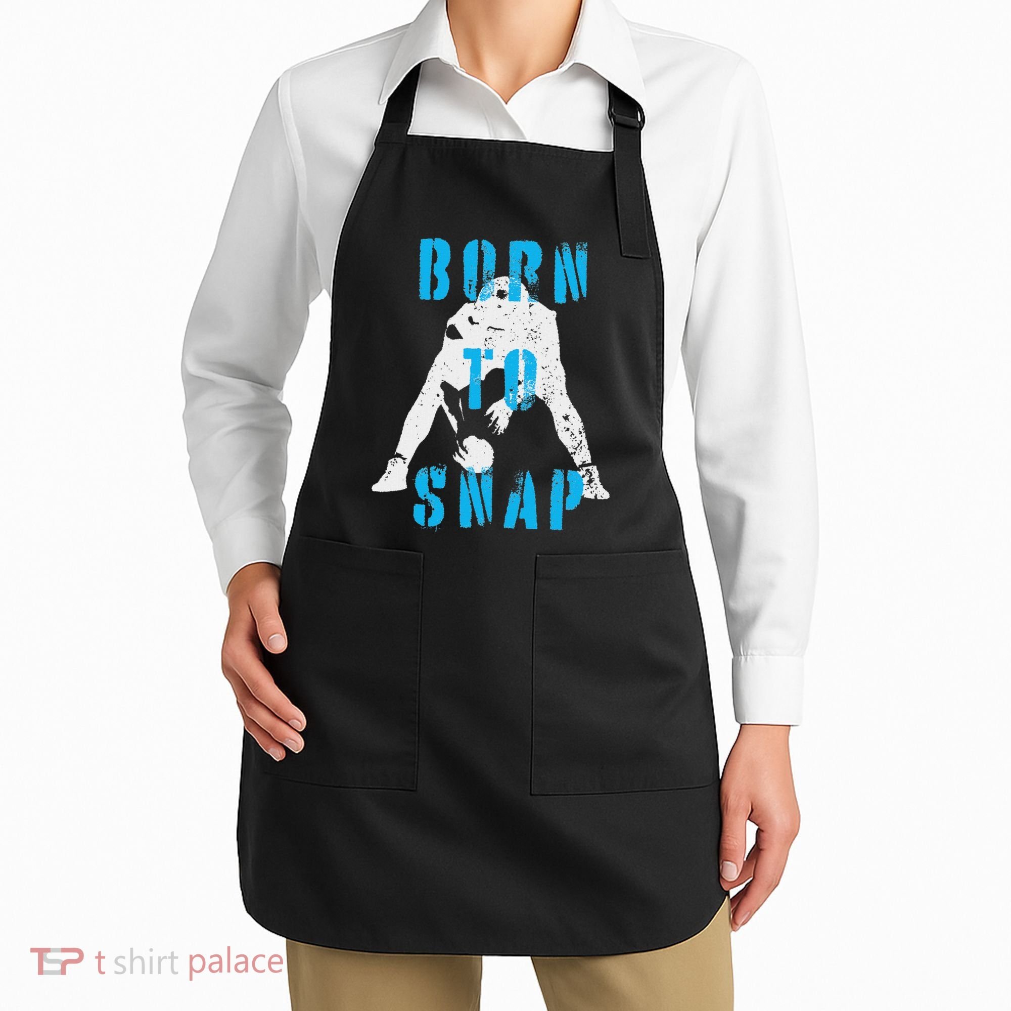 Born O Snap Football Lineman Center Long Snapper Apron