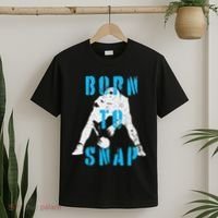 Born O Snap Football Lineman Center Long Snapper T-Shirt thumb 2