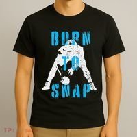 Born O Snap Football Lineman Center Long Snapper T-Shirt thumb 3
