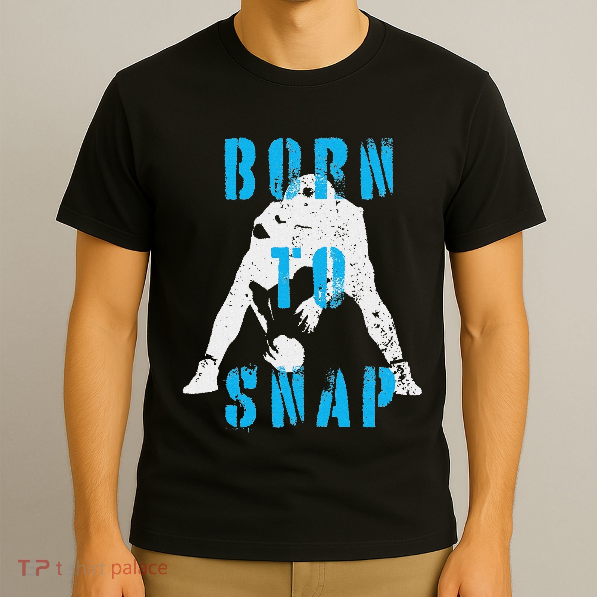 Born O Snap Football Lineman Center Long Snapper T-Shirt