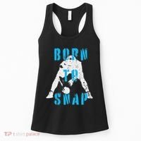 Born O Snap Football Lineman Center Long Snapper Women's Tank Top thumb 0