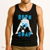 Born O Snap Football Lineman Center Long Snapper Tank Top thumb 3