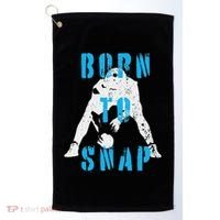 Born O Snap Football Lineman Center Long Snapper Golf Towel thumb 0