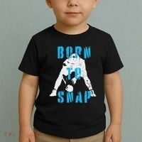 Born O Snap Football Lineman Center Long Snapper Toddler T-Shirt thumb 2