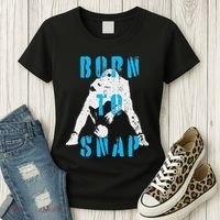 Born O Snap Football Lineman Center Long Snapper Women's T-Shirt thumb 3