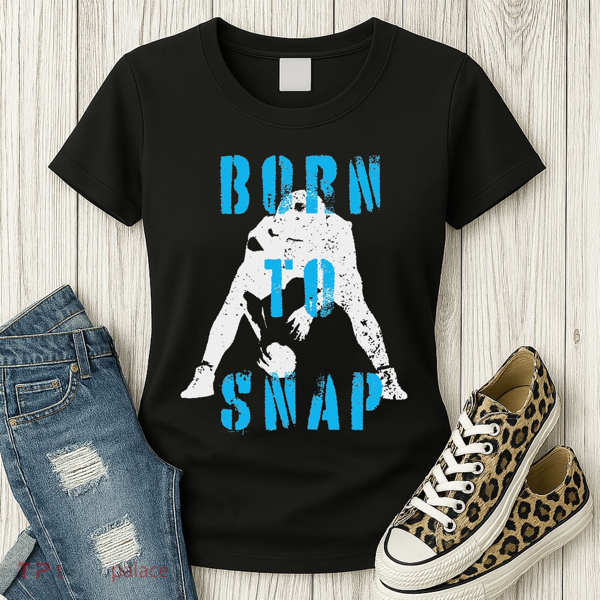Born O Snap Football Lineman Center Long Snapper Women's T-Shirt