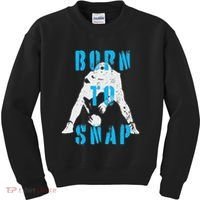 Born O Snap Football Lineman Center Long Snapper Kids Sweatshirt thumb 0