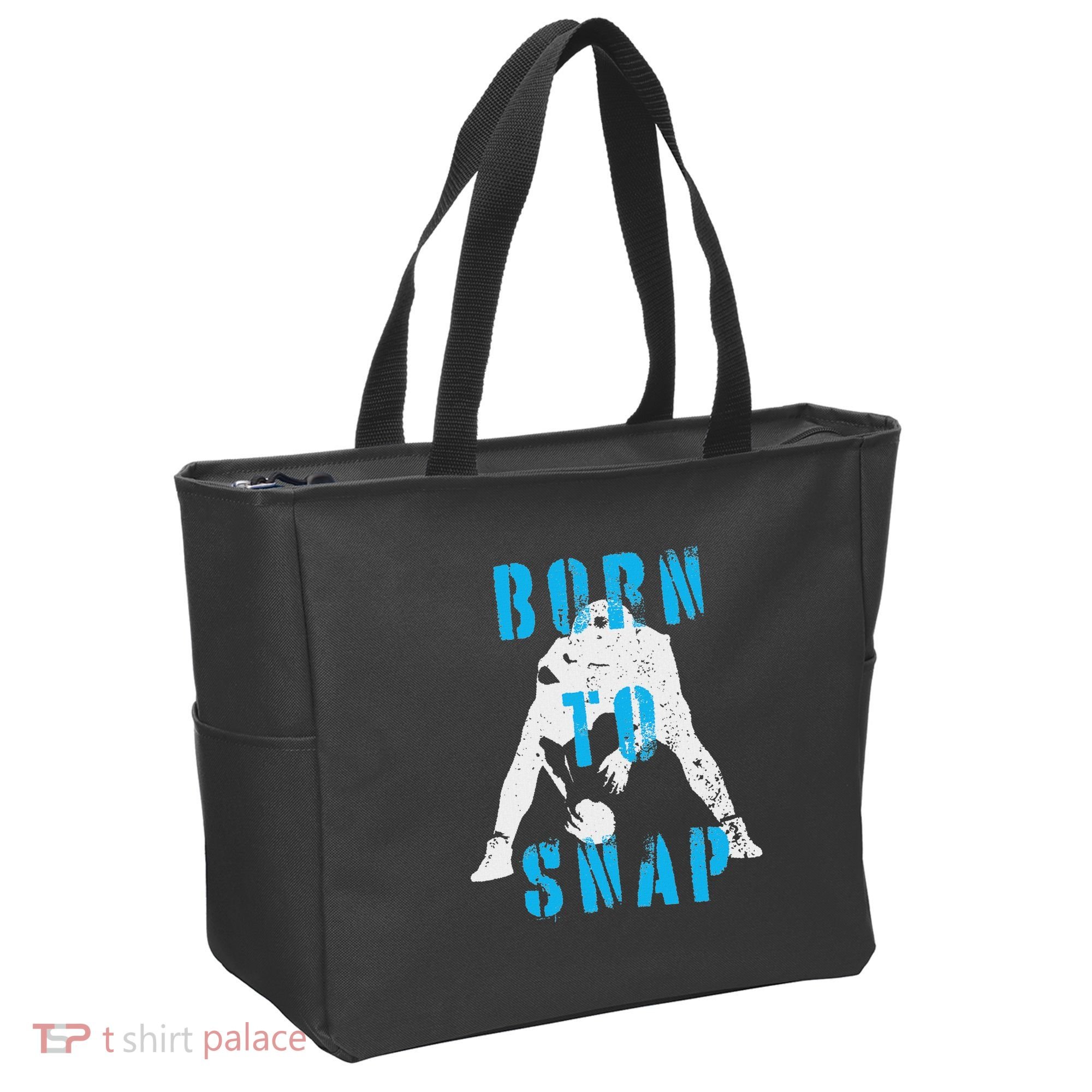 Born O Snap Football Lineman Center Long Snapper Tote Bag