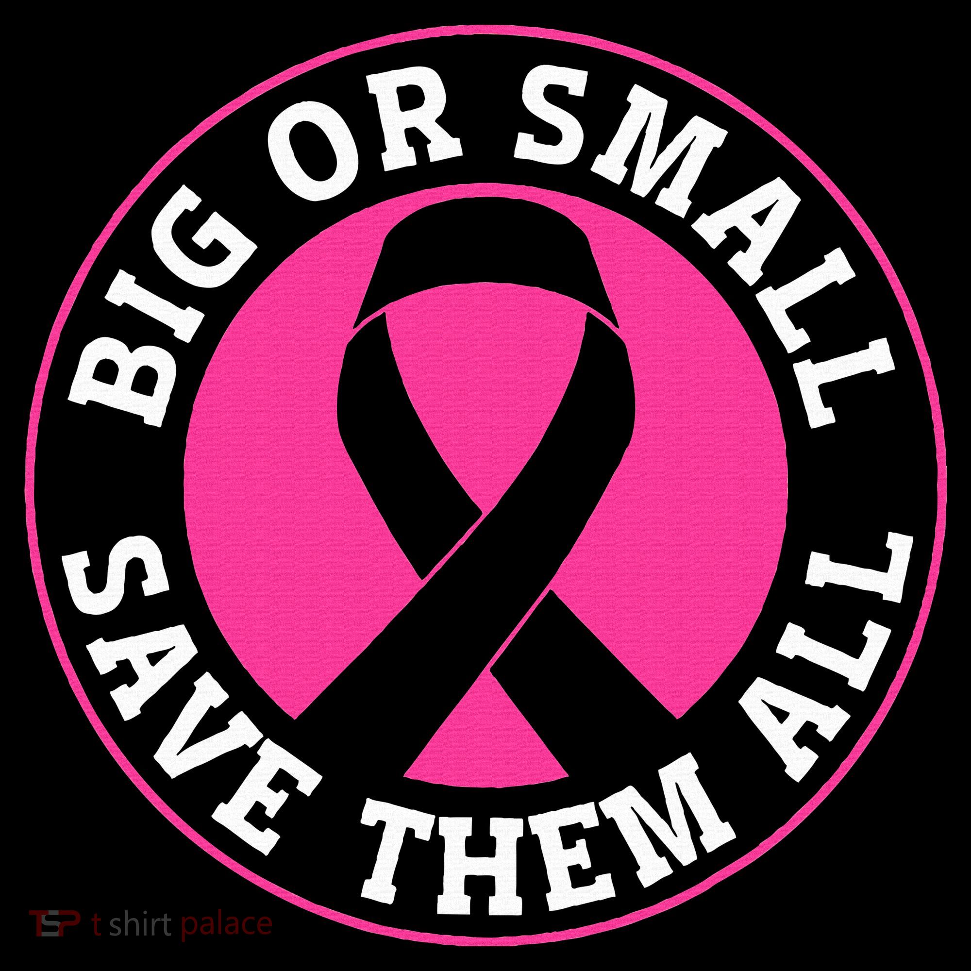 Big Or Small Save Them All Save The Tatas Ornament