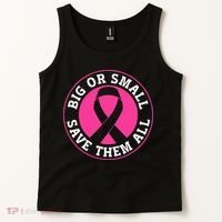 Big Or Small Save Them All Save The Tatas Tank Top thumb 2