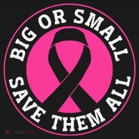 Big Or Small Save Them All Save The Tatas Women's Crop Top Tee thumb 4