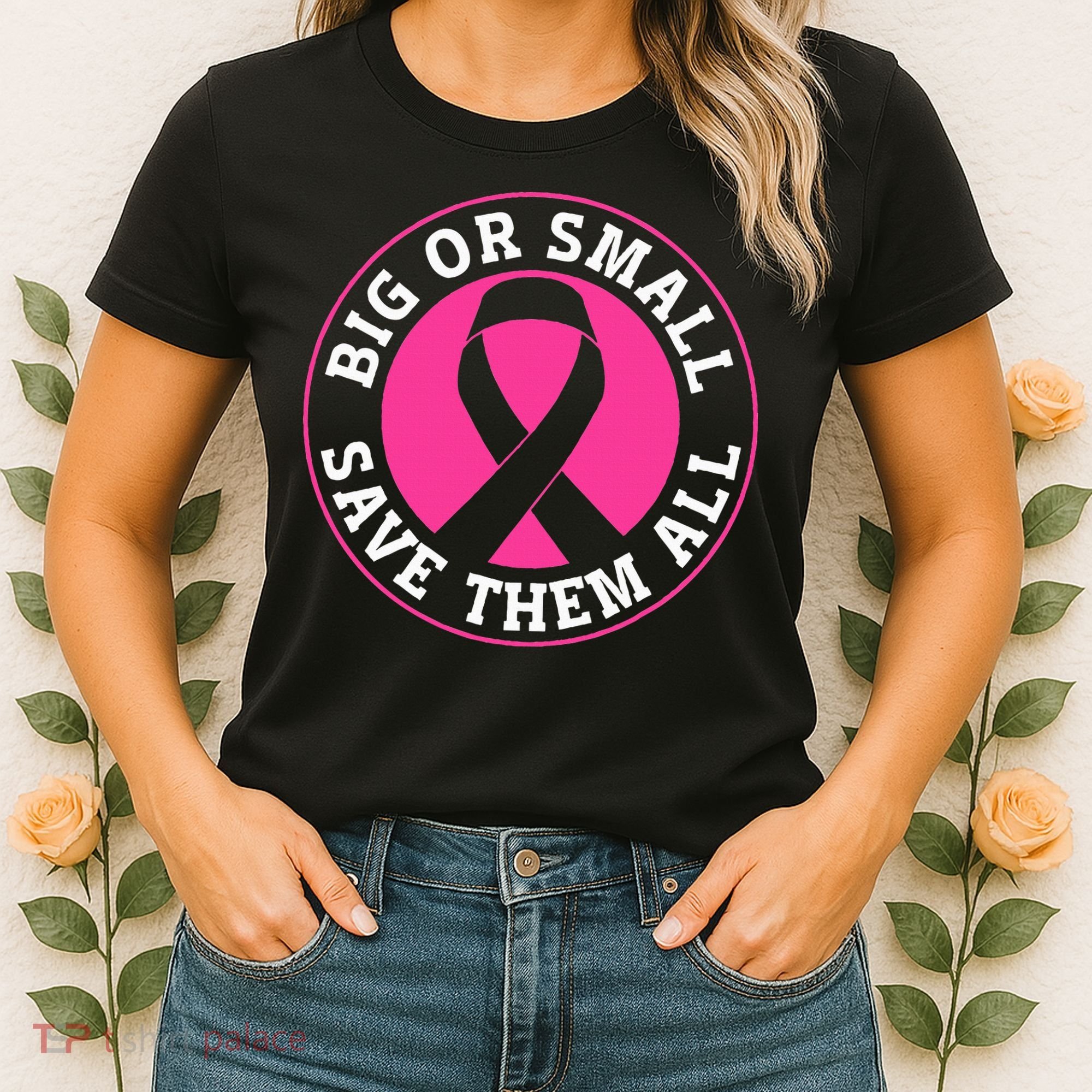 Big Or Small Save Them All Save The Tatas Women's T-Shirt