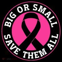Big Or Small Save Them All Save The Tatas Women's T-Shirt thumb 6