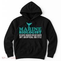 Badass Ocean Saver Future Marine Biologist Hoodie thumb 0