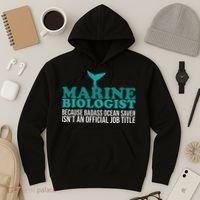 Badass Ocean Saver Future Marine Biologist Hoodie thumb 3