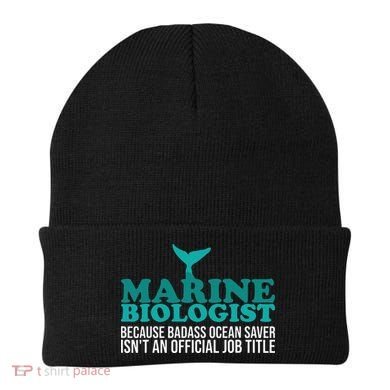 Badass Ocean Saver Future Marine Biologist Beanie