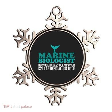 Badass Ocean Saver Future Marine Biologist Ornament