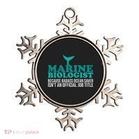 Badass Ocean Saver Future Marine Biologist Ornament thumb 0