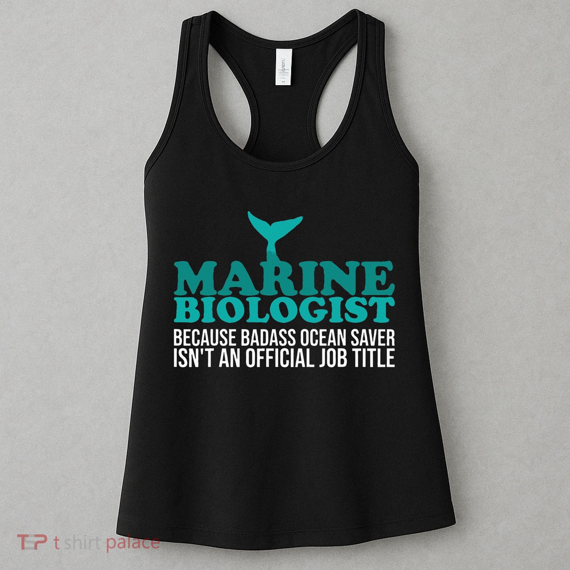 Badass Ocean Saver Future Marine Biologist Women's Tank Top