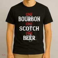 Bourbon One Scotch One Beer T-Shirt thumb 3
