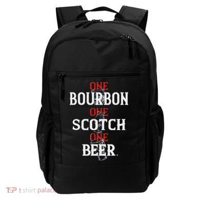 Bourbon One Scotch One Beer Backpack