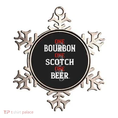 Bourbon One Scotch One Beer Ornament