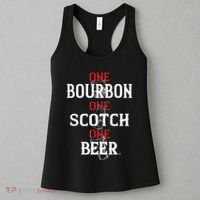 Bourbon One Scotch One Beer Women's Tank Top thumb 3