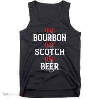 Bourbon One Scotch One Beer Tank Top thumb 0