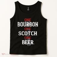 Bourbon One Scotch One Beer Tank Top thumb 2