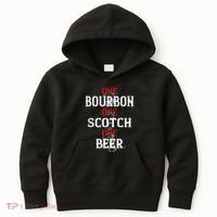 Bourbon One Scotch One Beer Kids Hoodie thumb 0