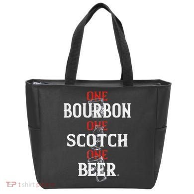 Bourbon One Scotch One Beer Tote Bag