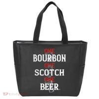 Bourbon One Scotch One Beer Tote Bag thumb 0