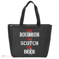 Bourbon One Scotch One Beer Tote Bag thumb 0