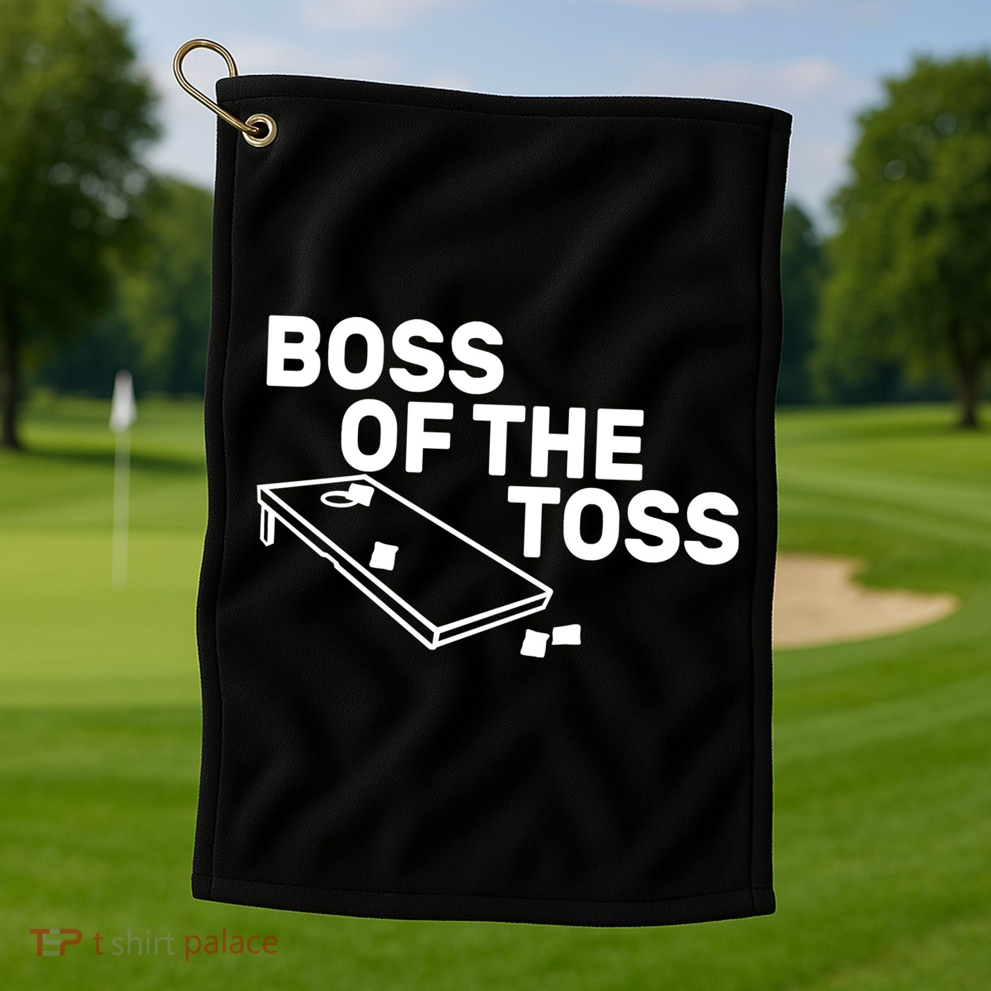 Boss Of The Toss Golf Towel