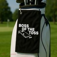 Boss Of The Toss Golf Towel thumb 2
