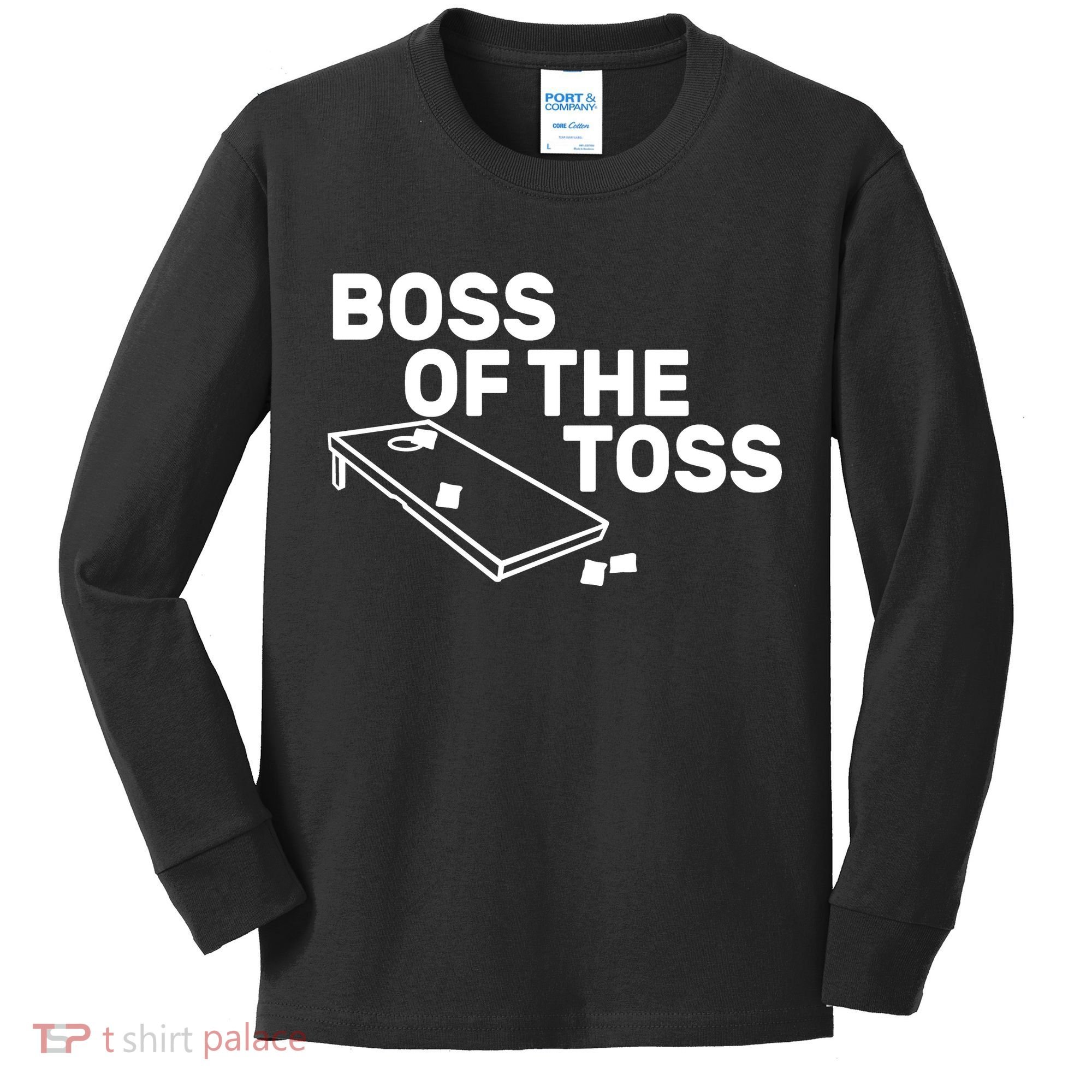 Boss Of The Toss Kids Long Sleeve Shirt