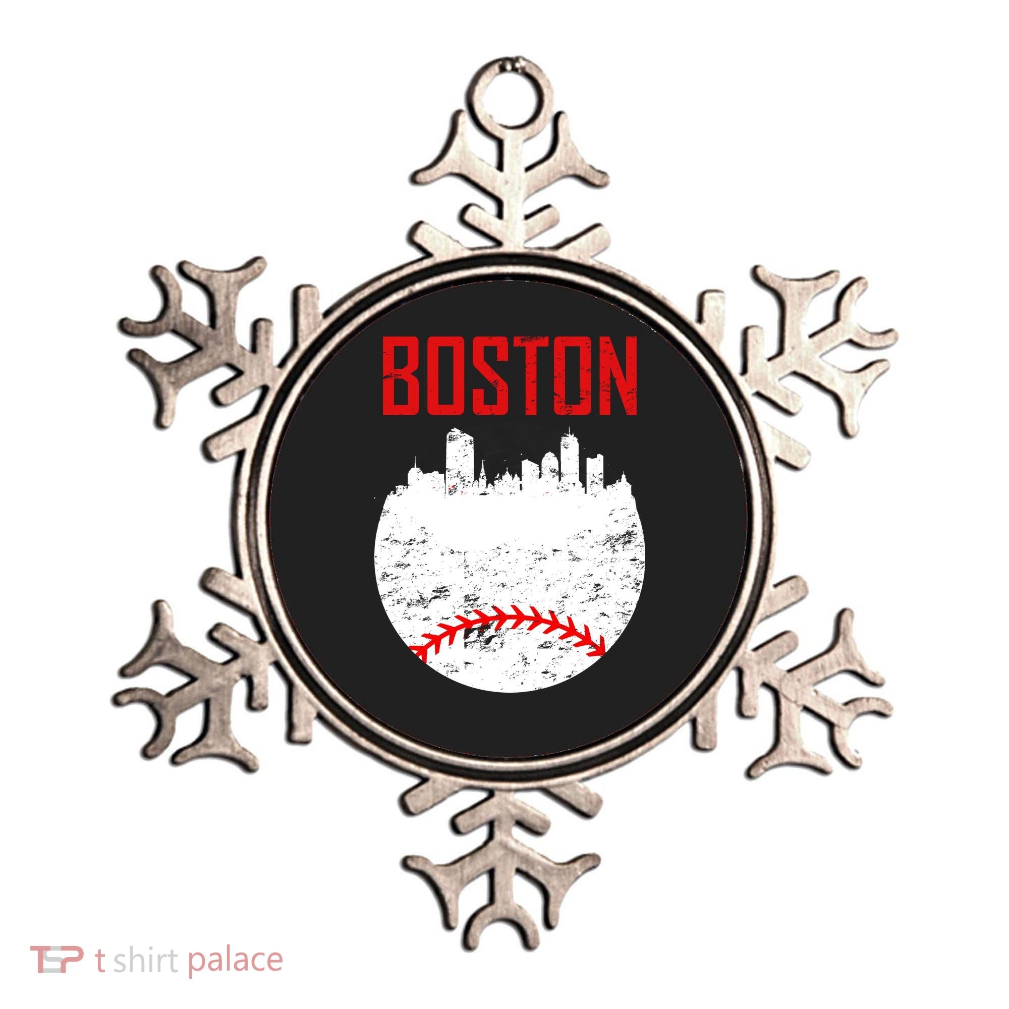 Boston Baseball City Ornament