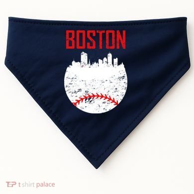 Boston Baseball City USA-Made Doggie Bandana