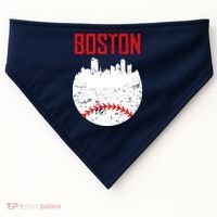 Boston Baseball City USA-Made Doggie Bandana thumb 0