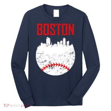 Boston Baseball City Long Sleeve Shirt