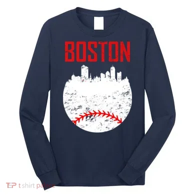 Boston Baseball City Long Sleeve Shirt
