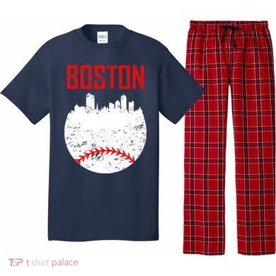 Boston Baseball City Pajama Set