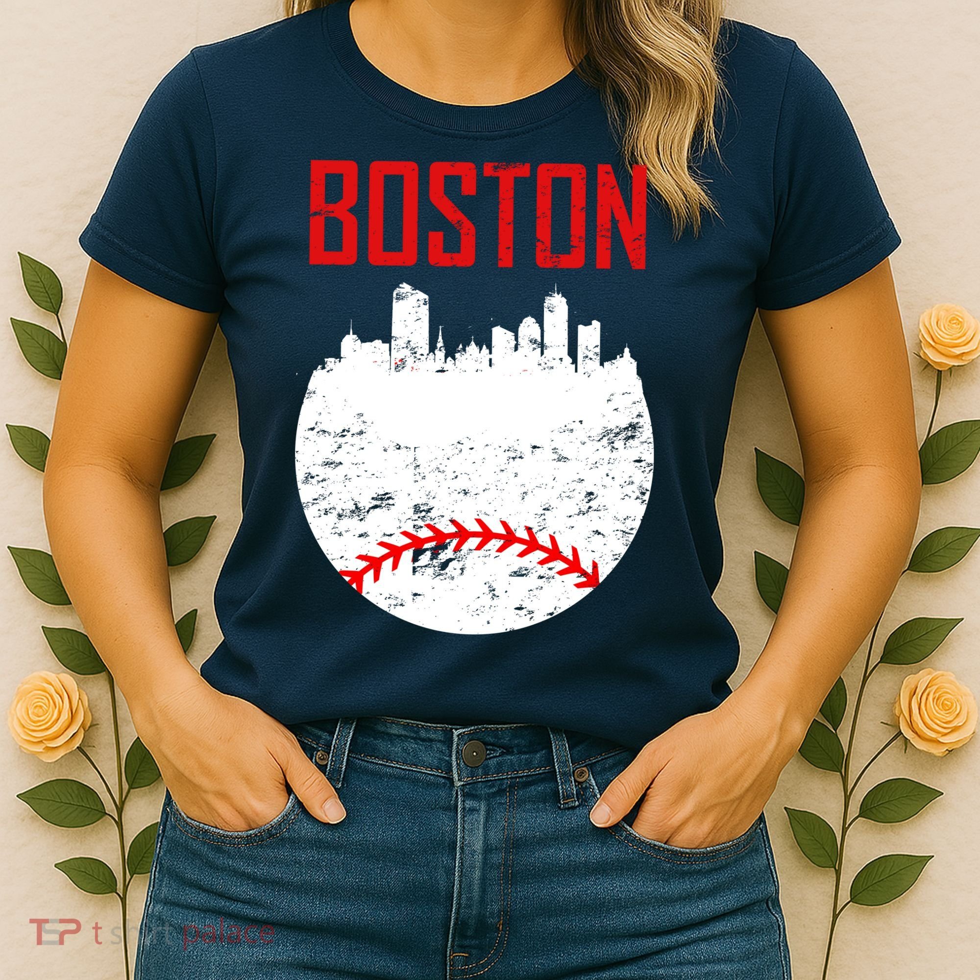 Boston Baseball City Women's T-Shirt