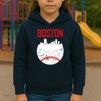 Boston Baseball City Kids Hoodie thumb 3