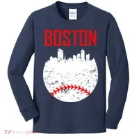 Boston Baseball City Kids Long Sleeve Shirt thumb 0