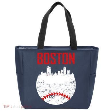 Boston Baseball City Tote Bag