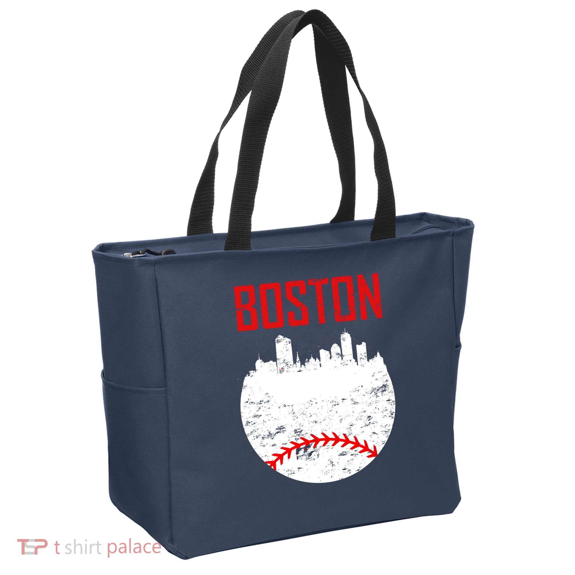 Boston Baseball City Tote Bag