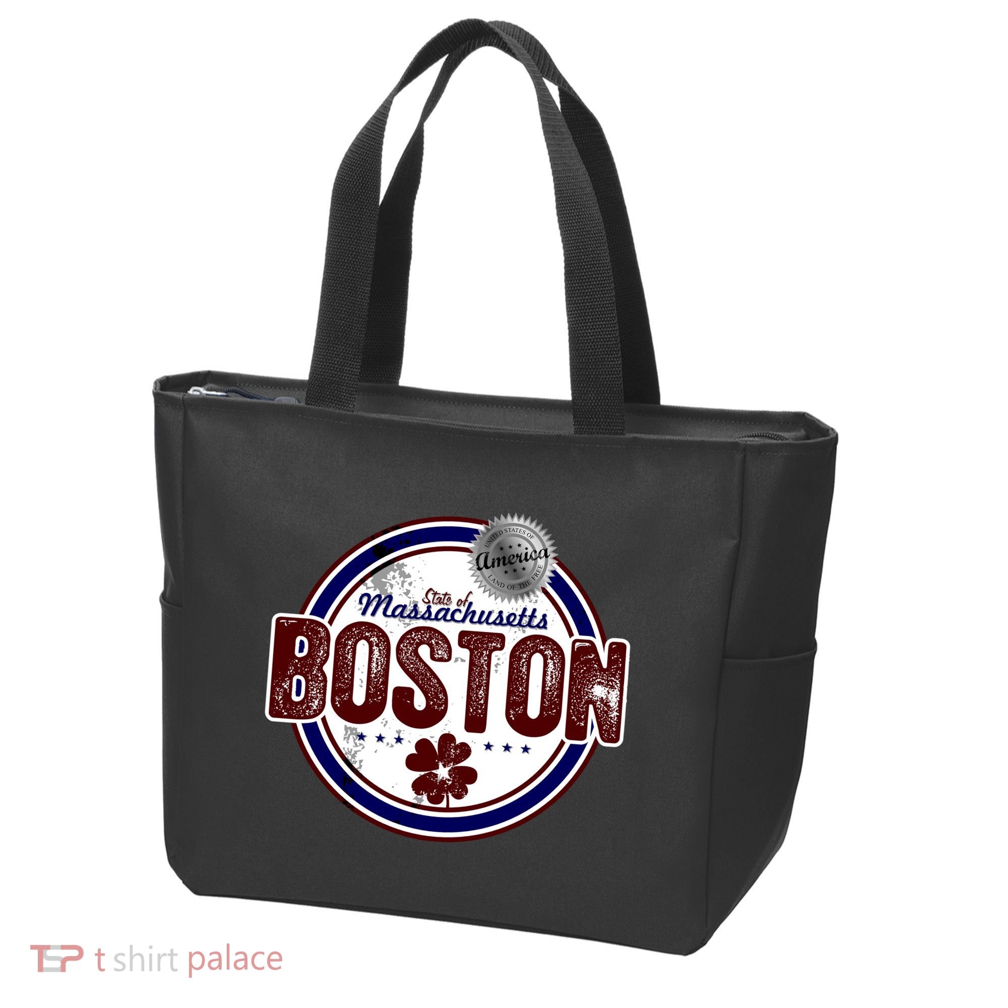 Boston Land of the Free Logo Tote Bag