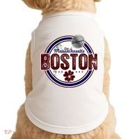 Boston Land of the Free Logo Doggie Tank thumb 0